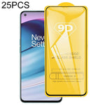 25 pellicole in vetro temperato a schermo intero con colla piena 9D, For Samsung Galaxy A22 4G (25 PCS), For OnePlus Nord CE 5G / Nord CE 2 5G (25 PCS), For Samsung Galaxy S21 FE 5G (25 PCS), For Samsung Galaxy A22 5G (25 PCS)