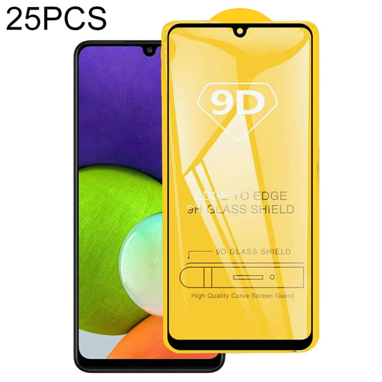 25 pellicole in vetro temperato a schermo intero con colla piena 9D, For Samsung Galaxy A22 4G (25 PCS), For OnePlus Nord CE 5G / Nord CE 2 5G (25 PCS), For Samsung Galaxy S21 FE 5G (25 PCS), For Samsung Galaxy A22 5G (25 PCS)