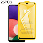 25 pellicole in vetro temperato a schermo intero con colla piena 9D, For Samsung Galaxy A22 4G (25 PCS), For OnePlus Nord CE 5G / Nord CE 2 5G (25 PCS), For Samsung Galaxy S21 FE 5G (25 PCS), For Samsung Galaxy A22 5G (25 PCS)