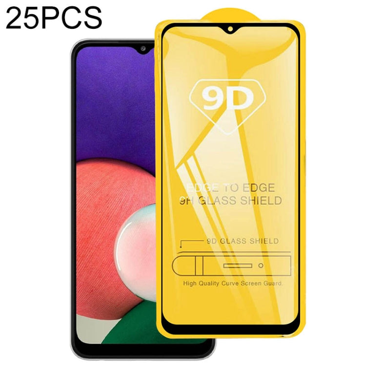 25 pellicole in vetro temperato a schermo intero con colla piena 9D, For Samsung Galaxy A22 4G (25 PCS), For OnePlus Nord CE 5G / Nord CE 2 5G (25 PCS), For Samsung Galaxy S21 FE 5G (25 PCS), For Samsung Galaxy A22 5G (25 PCS)