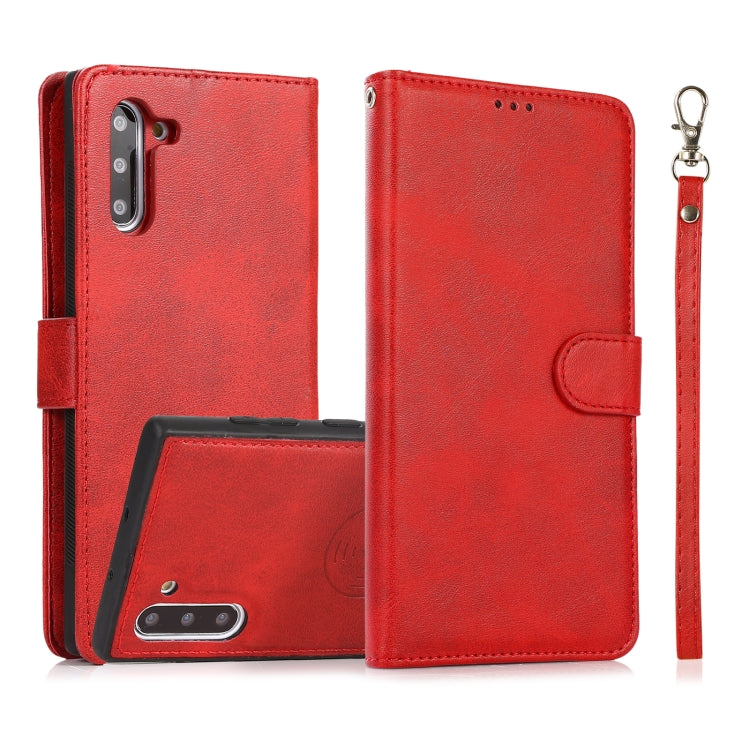 Calf Texture 2 in 1 Cover posteriore magnetica staccabile Custodia in pelle flip orizzontale con supporto e slot per carte e portafoglio e cornice per foto, For Samsung Galaxy Note10, For Samsung Galaxy Note10+, For Samsung Galaxy Note20               ...