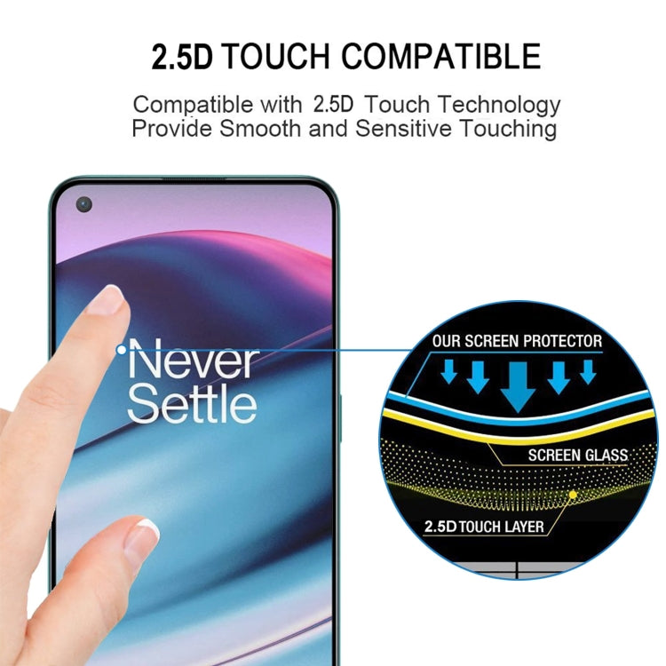 Pellicola in vetro temperato a schermo intero con colla intera da 25 pezzi, For OnePlus Nord CE 5G (25 PCS), For Samsung Galaxy A22 4G (25 PCS), For Samsung Galaxy A22 5G (25 PCS), For Samsung Galaxy S21 FE 5G (25 PCS)
