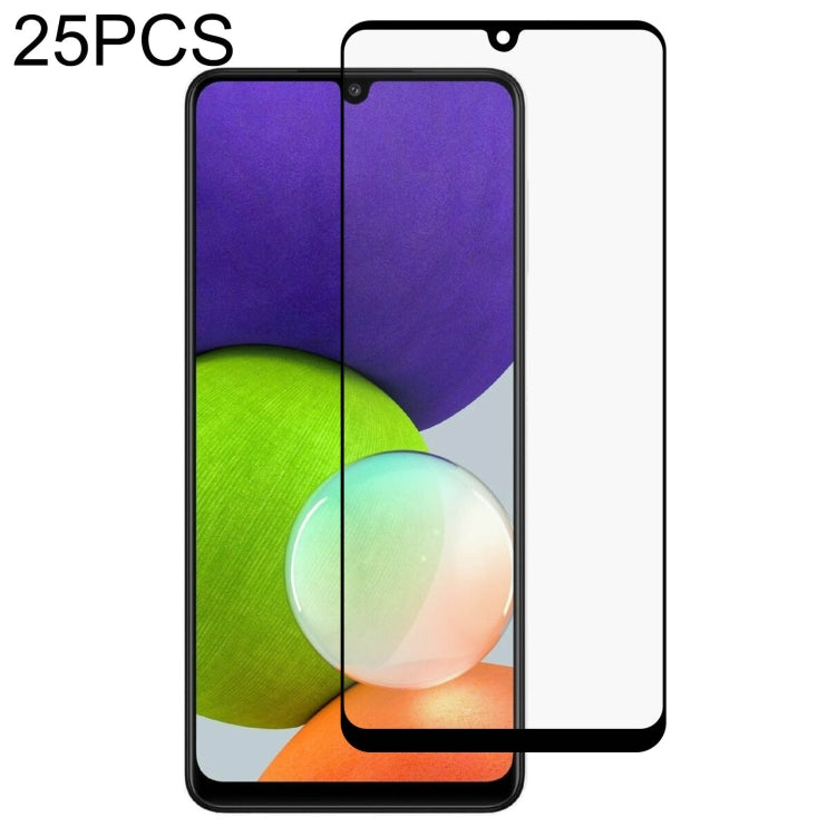 Pellicola in vetro temperato a schermo intero con colla intera da 25 pezzi, For OnePlus Nord CE 5G (25 PCS), For Samsung Galaxy A22 4G (25 PCS), For Samsung Galaxy A22 5G (25 PCS), For Samsung Galaxy S21 FE 5G (25 PCS)