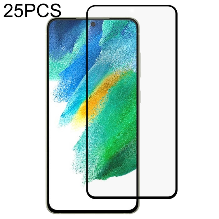 Pellicola in vetro temperato a schermo intero con colla intera da 25 pezzi, For OnePlus Nord CE 5G (25 PCS), For Samsung Galaxy A22 4G (25 PCS), For Samsung Galaxy A22 5G (25 PCS), For Samsung Galaxy S21 FE 5G (25 PCS)