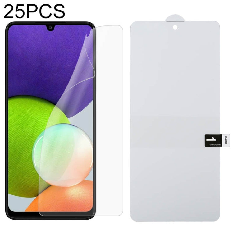 25 PCS Full Screen Protector Pellicola idrogel frontale antideflagrante, For Samsung Galaxy A22 4G (25 PCS), For Samsung Galaxy A22 5G (25 PCS), For Samsung Galaxy S21 FE 5G (25 PCS), For OnePlus Nord CE 5G (25 PCS)
