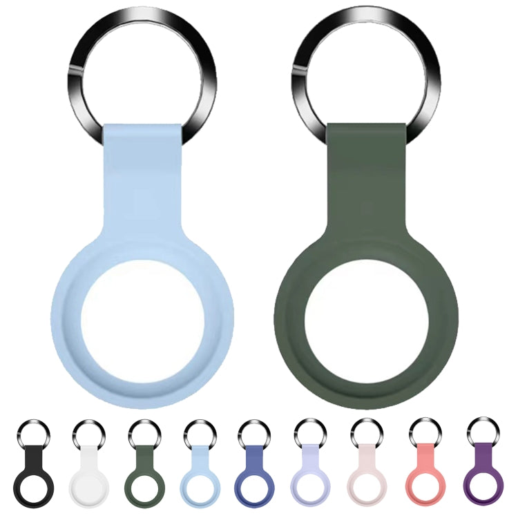 Custodia in silicone con portachiavi per AirTag Apple