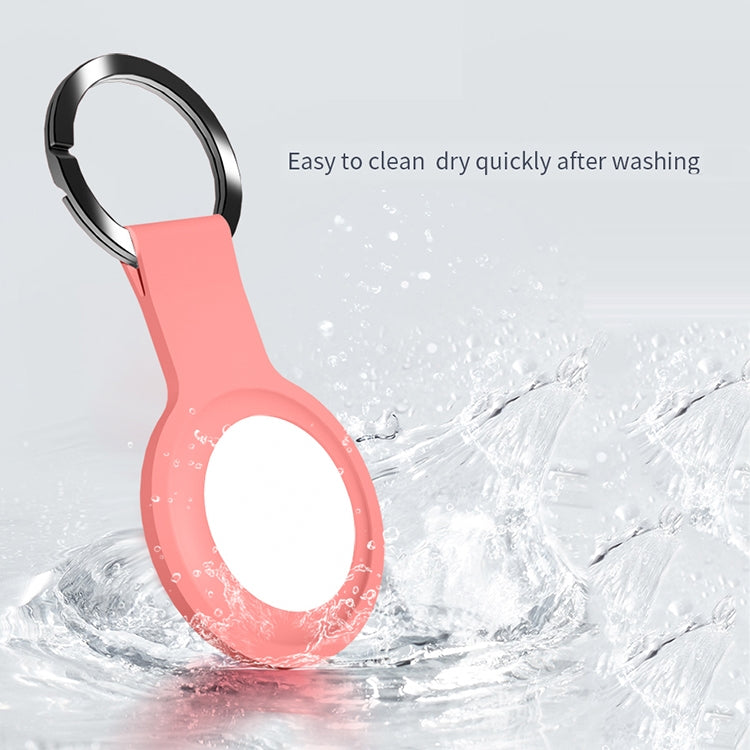 Custodia in silicone con portachiavi per AirTag Apple