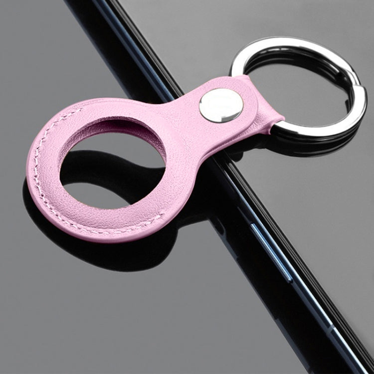 Custodia in pelle PU con portachiavi per AirTag