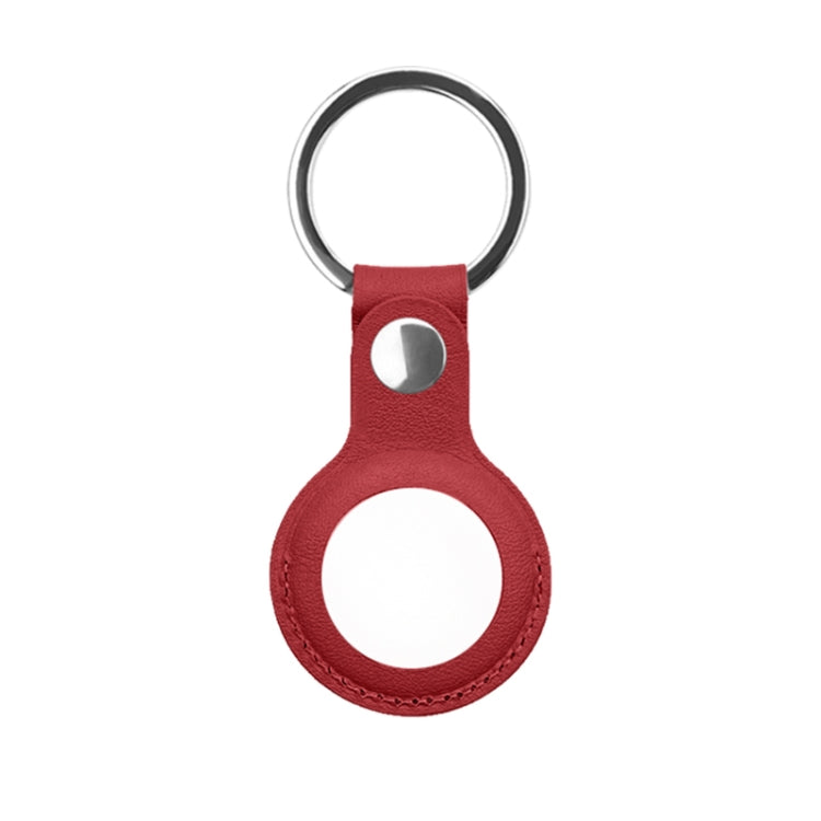 Custodia in pelle PU con portachiavi per AirTag