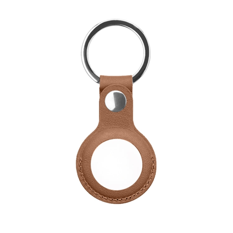 Custodia in pelle PU con portachiavi per AirTag