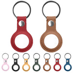 Custodia in pelle PU con portachiavi per AirTag