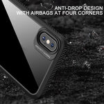 Custodia TPU antiurto con PC trasparente per iPhone XS Max