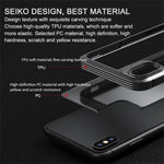 Custodia TPU antiurto con PC trasparente per iPhone XS Max