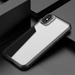 Custodia TPU antiurto con PC trasparente per iPhone XS Max
