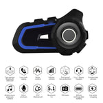 WUPP Bluetooth 5.1 S2 Casco da motociclista Auricolare interfono Bluetooth full duplex