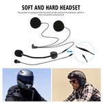 WUPP Bluetooth 5.1 S2 Casco da motociclista Auricolare interfono Bluetooth full duplex