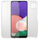PC + TPU Custodia morbida trasparente ultrasottile a doppia faccia con copertura totale, For Samsung Galaxy A22 5G, For Samsung Galaxy A82 5G