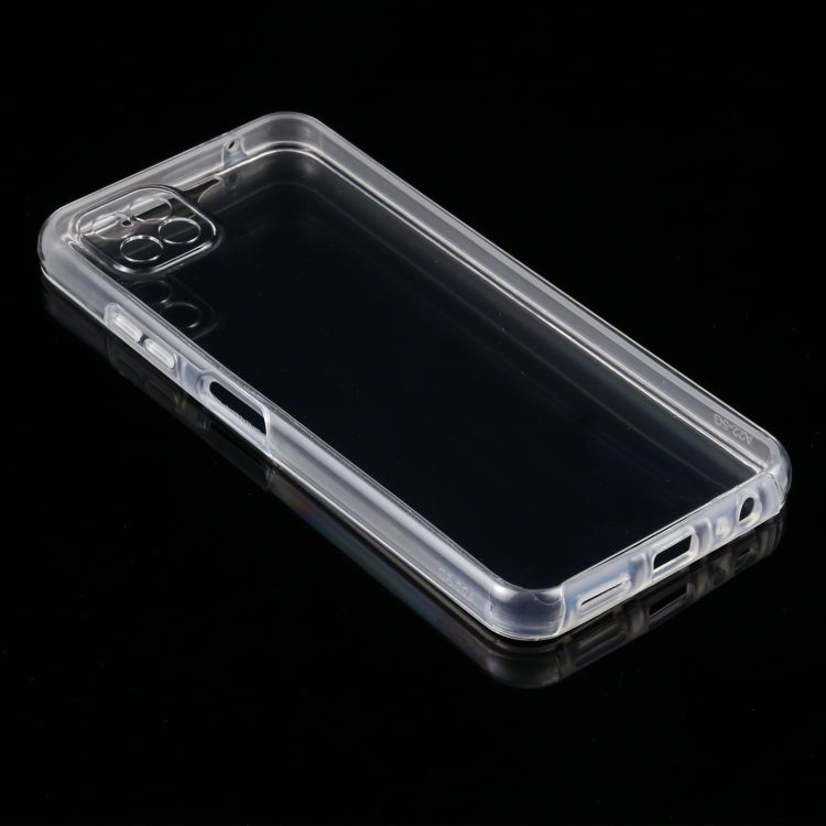 PC + TPU Custodia morbida trasparente ultrasottile a doppia faccia con copertura totale, For Samsung Galaxy A22 5G, For Samsung Galaxy A82 5G