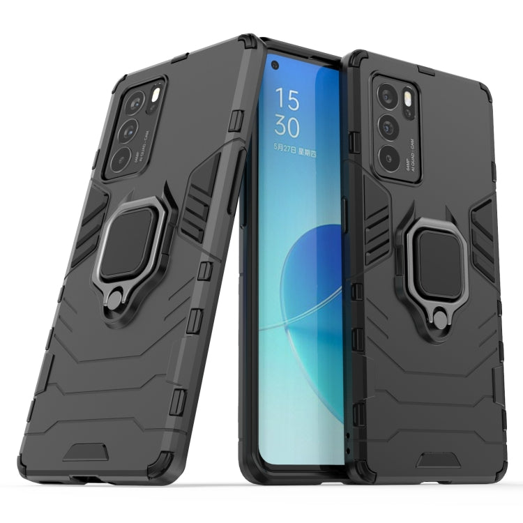 Custodia TPU antiurto con anello per OPPO Reno6 Pro 5G
