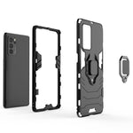 Custodia TPU antiurto con anello per OPPO Reno6 Pro 5G