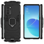 Custodia TPU antiurto con anello per OPPO Reno6 Pro 5G