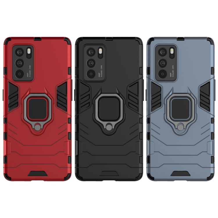 Custodia TPU antiurto con anello per OPPO Reno6 Pro 5G