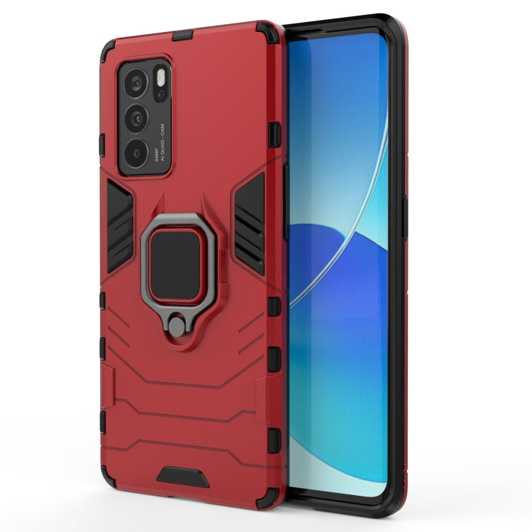 Custodia TPU antiurto con anello per OPPO Reno6 Pro 5G