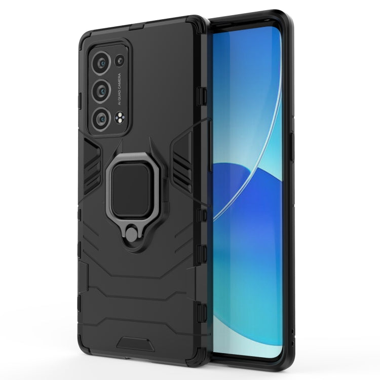 Custodia TPU antiurto con anello per OPPO Reno6 Pro 5G