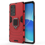 Custodia TPU antiurto con anello per OPPO Reno6 Pro 5G