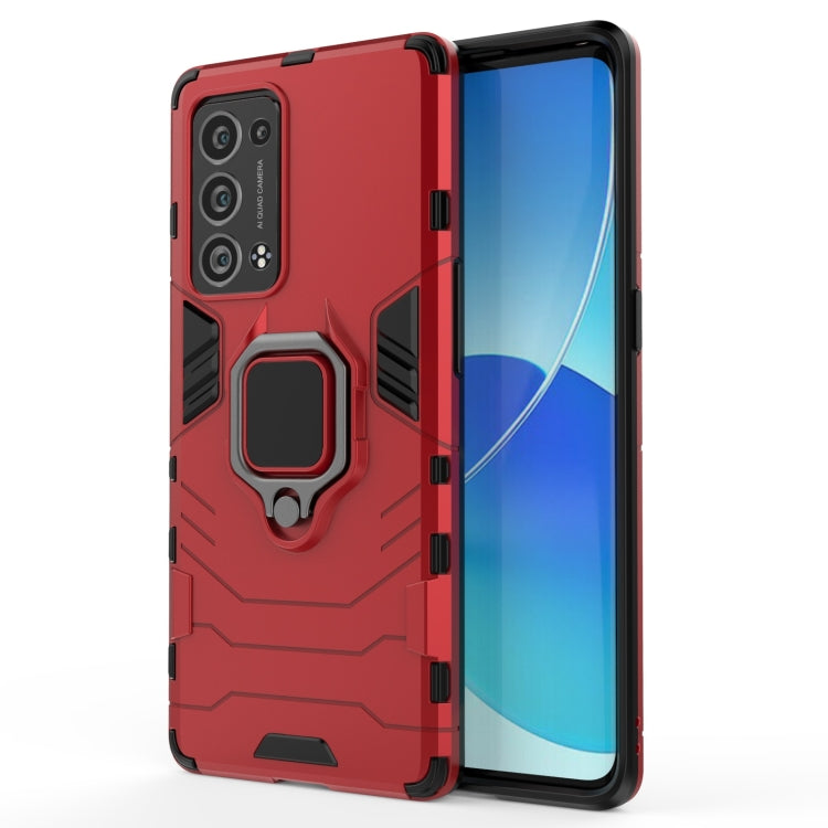 Custodia TPU antiurto con anello per OPPO Reno6 Pro 5G