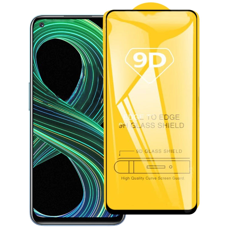 Pellicola in vetro temperato a schermo intero con colla intera 9D, For OPPO Realme 8 5G (1 PC), For OPPO Realme 8 / 8 Pro / 9 Pro+ (1 PC)