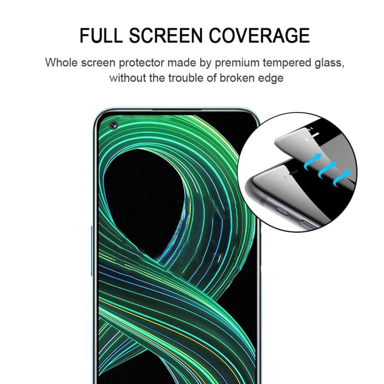 Pellicola in vetro temperato a schermo intero con colla intera da 25 pezzi, For OPPO Realme 8 5G (25 PCS), For OPPO Realme 8 / 8 Pro (25 PCS)