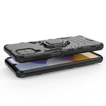 Custodia protettiva antiurto per PC + TPU con supporto per anello magnetico, For Samsung Galaxy A22 4G