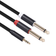 3683 Cavo audio maschio da 3,5 mm a doppio maschio da 6,35 mm, 1m, 2m, 3m