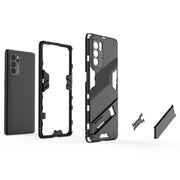 Punk Armor 2 in 1 PC + custodia antiurto in TPU con supporto invisibile, For OPPO Reno6 Pro 5G, For OPPO Reno6 5G, For Xiaomi Redmi Note 10 Pro 5G