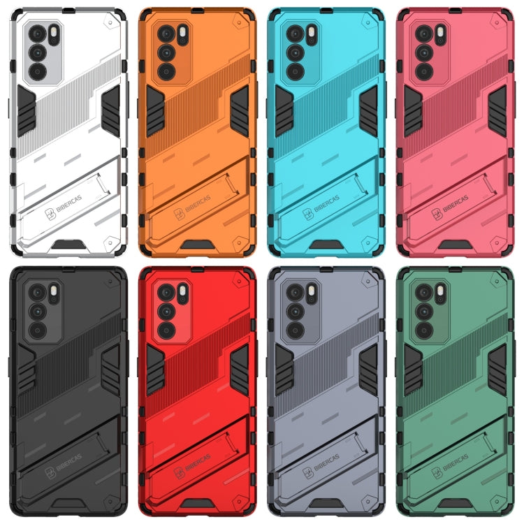 Custodia TPU antiurto con supporto invisibile per OPPO Reno6 Pro