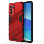 Custodia TPU antiurto con supporto invisibile per OPPO Reno6 Pro