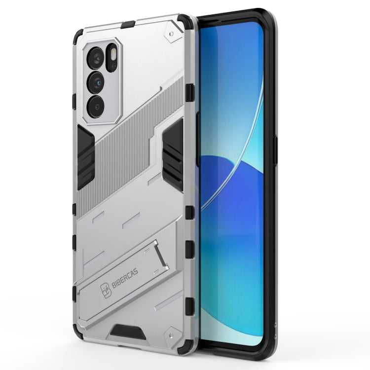 Custodia TPU antiurto con supporto invisibile per OPPO Reno6 Pro