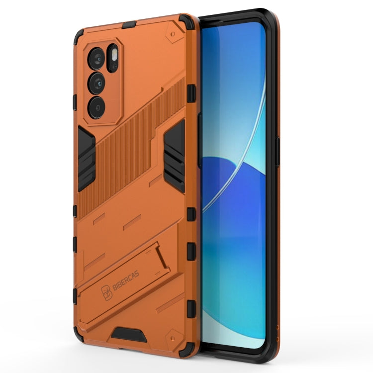 Custodia TPU antiurto con supporto invisibile per OPPO Reno6 Pro