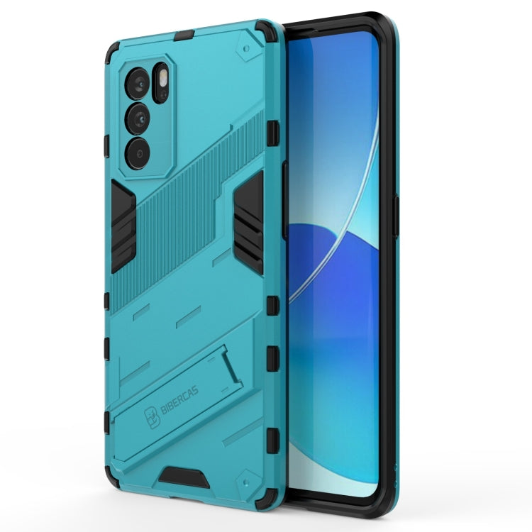 Custodia TPU antiurto con supporto invisibile per OPPO Reno6 Pro