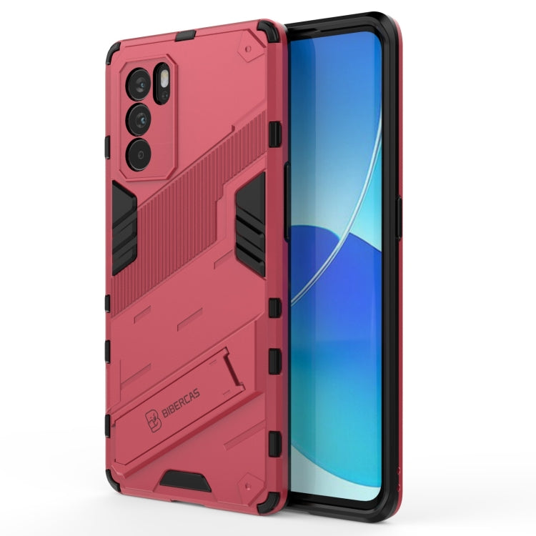 Custodia TPU antiurto con supporto invisibile per OPPO Reno6 Pro