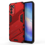 Custodia TPU antiurto con supporto invisibile per OPPO Reno6 Pro