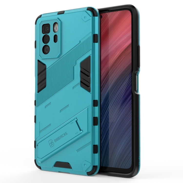 Custodia TPU antiurto con supporto invisibile per OPPO Reno6 Pro