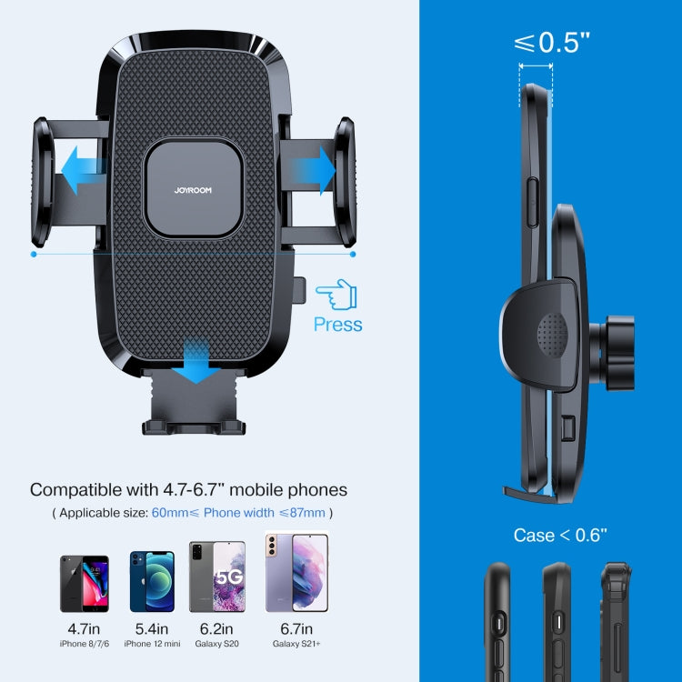 JOYROOM JR-ZS259 Supporto per auto meccanico con rotazione a 360 gradi, stile: ventosa a braccio lungo, JR-ZS259