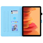Custodia a libro motivo animale per Galaxy Tab A7 e S6 Lite
