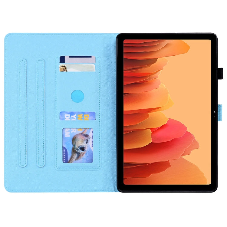 Custodia a libro motivo animale per Galaxy Tab A7 e S6 Lite