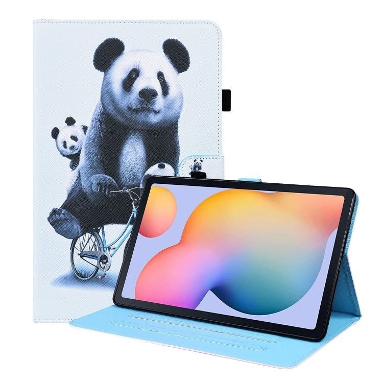 Custodia a libro motivo animale per Galaxy Tab A7 e S6 Lite