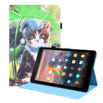 Custodia a libro motivo animale per Galaxy Tab A7 e S6 Lite