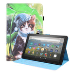 Custodia a libro motivo animale per Galaxy Tab A7 e S6 Lite