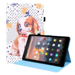 Custodia a libro motivo animale per Galaxy Tab A7 e S6 Lite